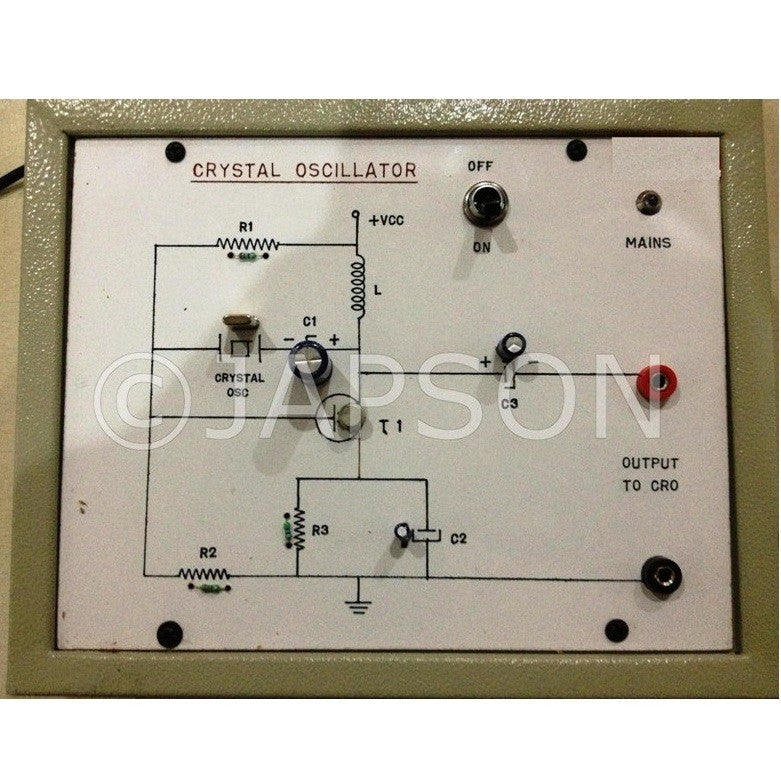 Study of Crystal Oscillator Experiment Apparatus Study of Crystal Oscillator Experiment Apparatus